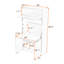 Armoire de cuisine polyvalente avec tablette réglable, poste de travail pliable et station de charge intégrée-292745660