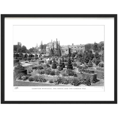 Compton Wynyates, The House And The Garden 1922 by Francis Frith - Single Picture Frame Print