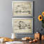 Montagne croquis I - ensemble de 2 reproductions de cadres photo-1042926365-1042926360
