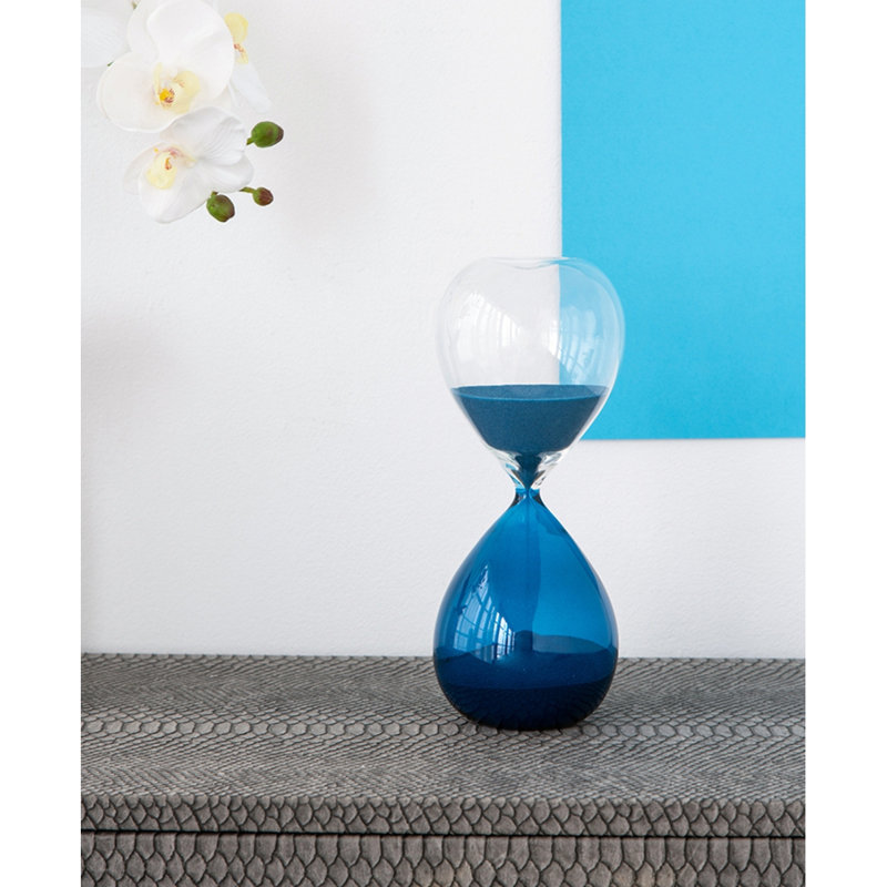 5X14" Hourglass, 60Min Blue