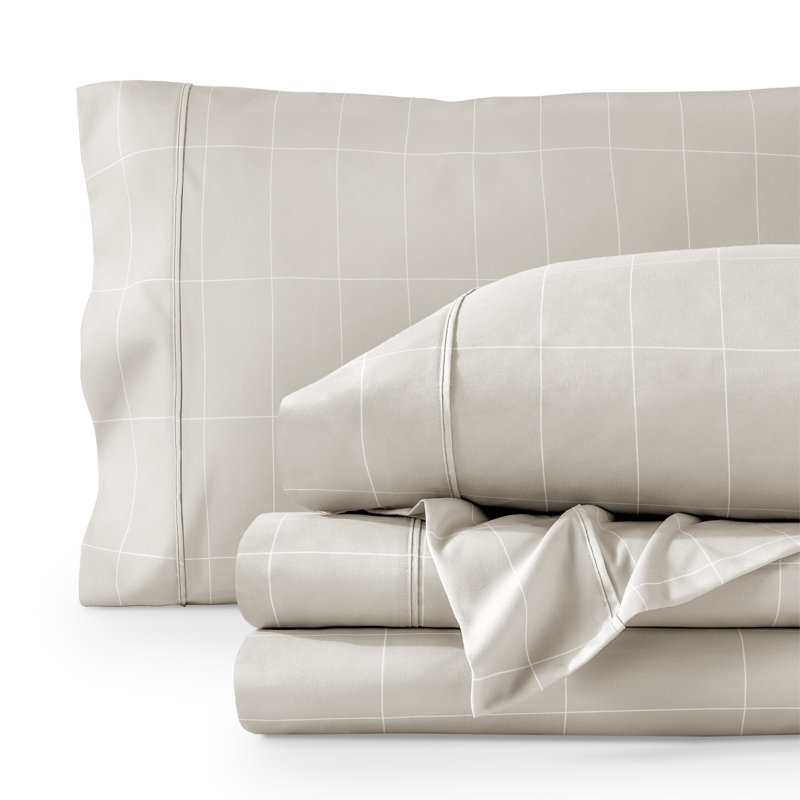 Ensemble de draps - Draps de luxe en microfibre ultra douce 1800 - Double brossage - Poches profondes - Ajustement facile