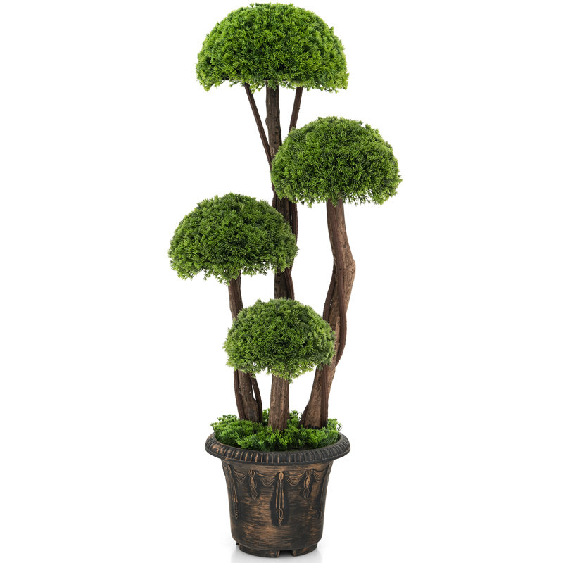 Cèdre artificiel 35,5 "en pot