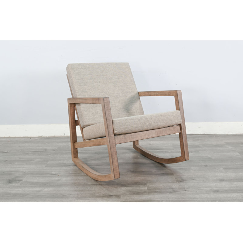  Morgan Modern Wood Rocker