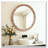 Vintage Rustic Round Wall Mirror