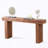 63" Solid Wood Console Table – Rustic Farmhouse Sofa Table for Entryway, Hallway-1503335250