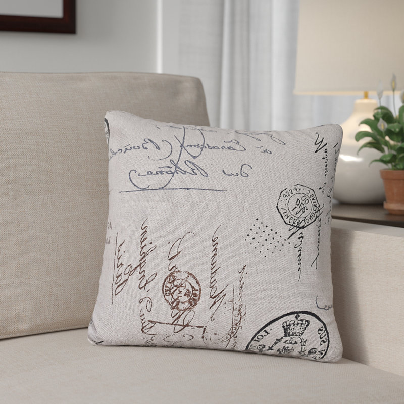 Versailles Linen Throw Pillow, 20"