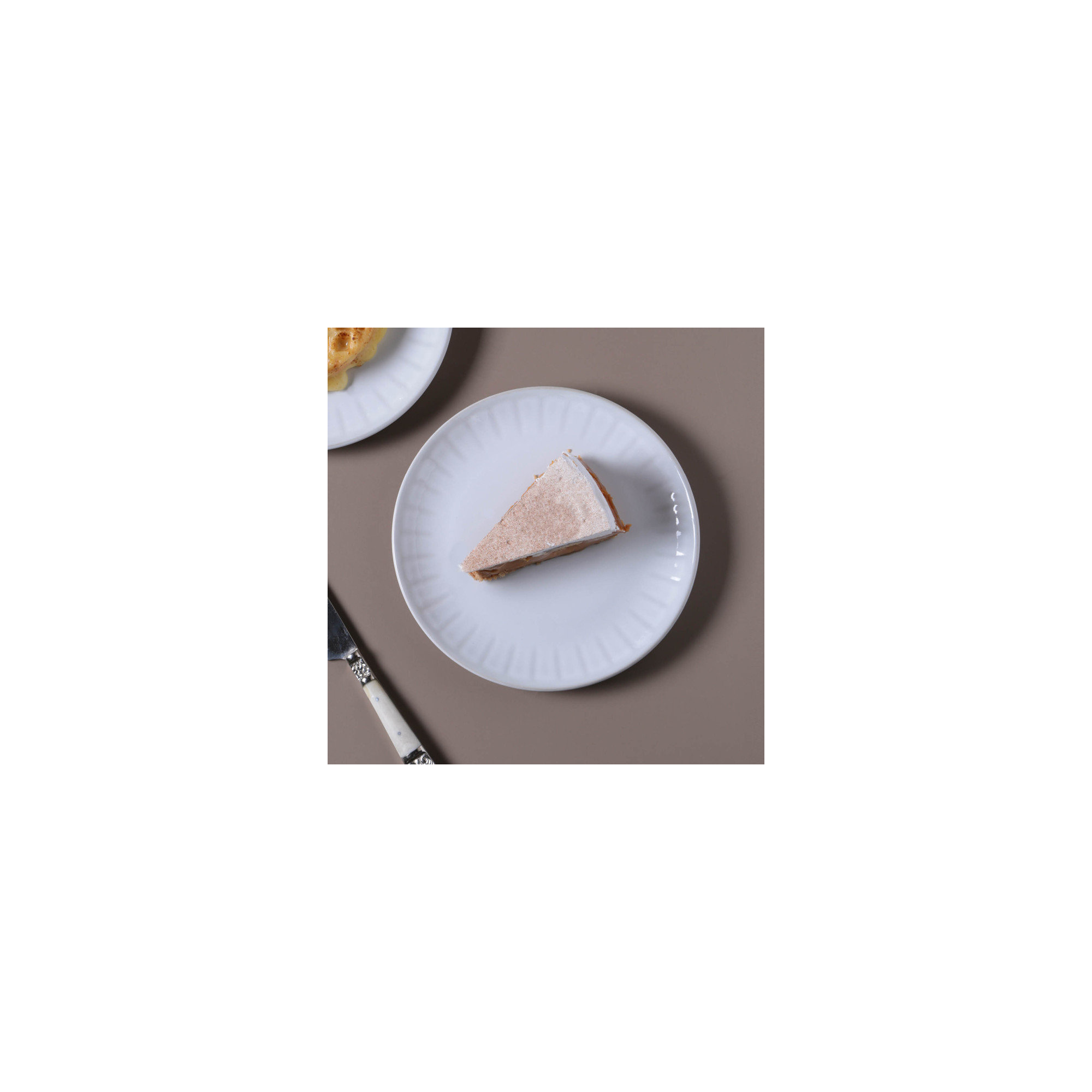 Coup Stoneware Magari Dessert Plate, Pearl