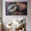 «Compass And Old Map» sur toile-125234249