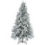 Pre-Lit Spruce Snow Flocked Christmas Tree-1862917080