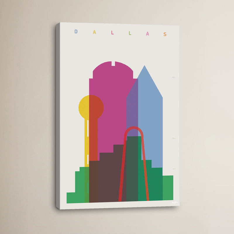 "Dallas" par Yoni Alter, impression sur toile tendue, H 40 po x l 26 po x P 1,5 po