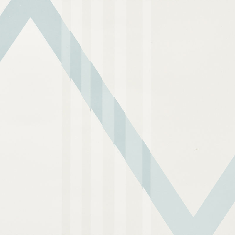 Papier peint Schumacher x David Oliver Monti, Bleu