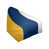 Gold/Navy Blue/White selected