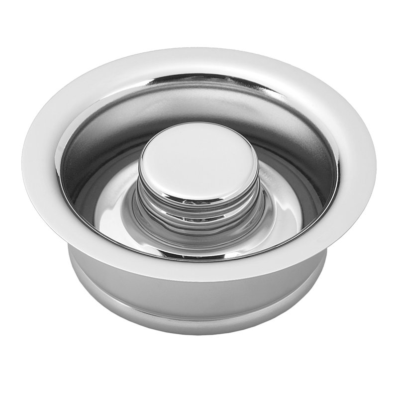 Bride et bouchon d'évacuation des déchets de cuisine 4-1 / 4 ", Chrome poli