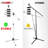 5 Core Mic Stand Floor 4Pcs Adjustable Tripod Microphone Stands w Extending Telescoping Boom Arm-114424207