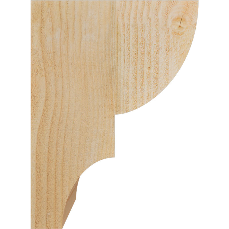 Corbeau Ridgewood, H 16 po x l 6 po x P 12 po, Sapin de Douglas, Sciage brut