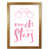 Honey Oak Frame selected