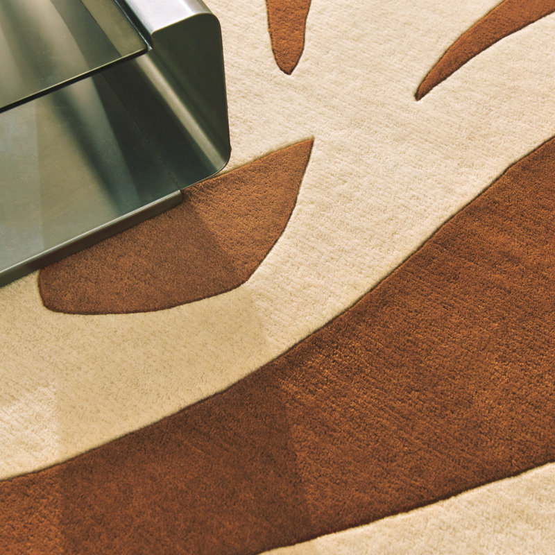 Alpha Hand Tufted Wool Area Rug, Rectangle 5'7" x 6'7"
