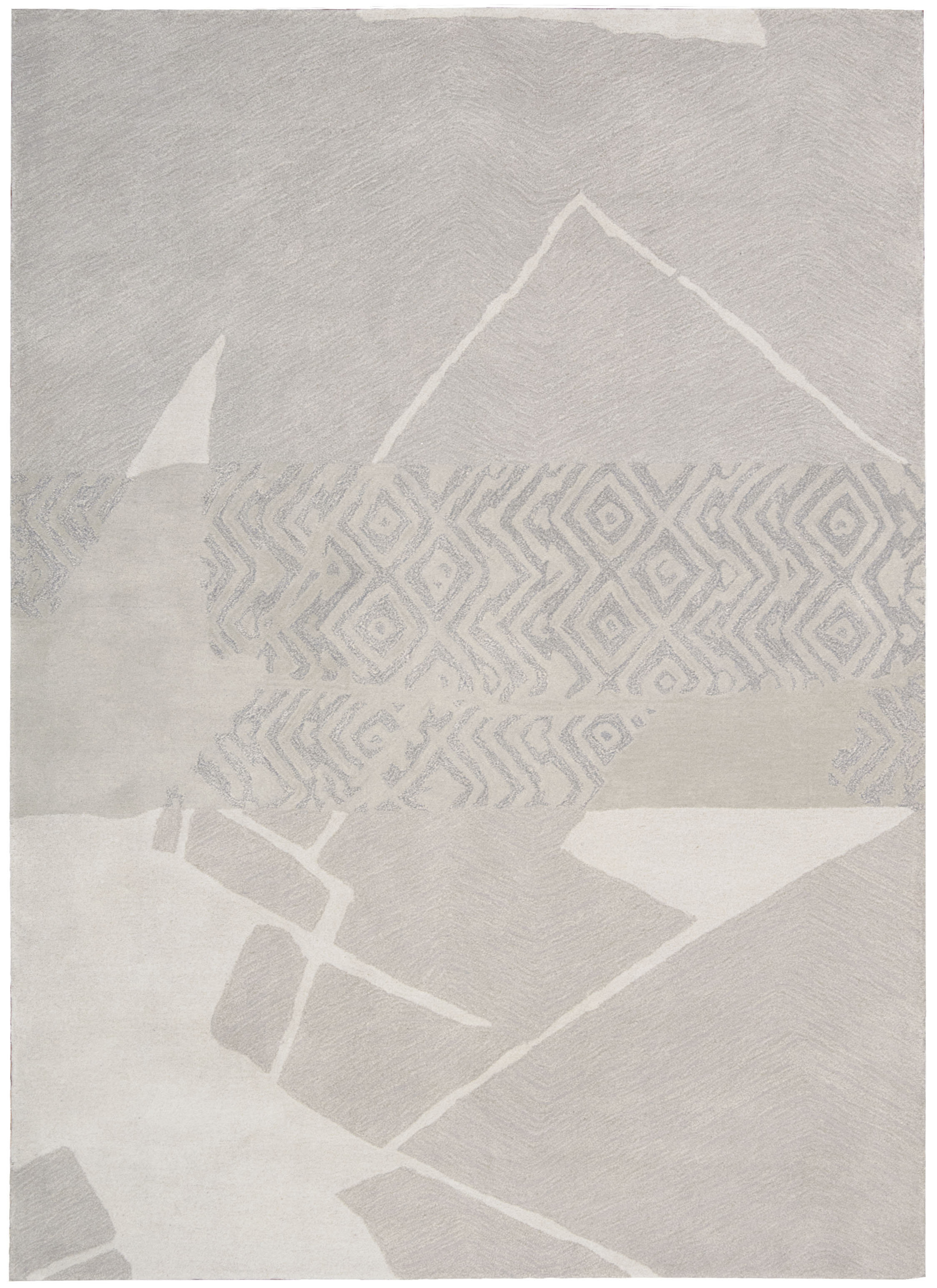 Reflective Hand Knotted Kyoto Pearl Rug