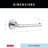 Trinsic Wall Mount Single Post Toilet Paper Holder Bath Hardware Accessory-9737447