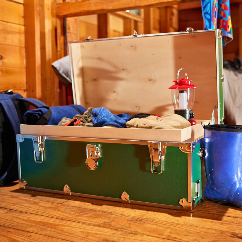 Coffre de rangement XL Rhino Home, Vert forêt