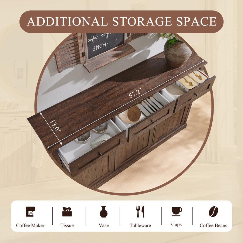 Armoire à linge triple inclinable, armoire à linge de ferme de 20 gallons avec tiroir et tablette réglable, armoires à poubelle cachées avec panier à linge
