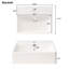 Meuble-lavabo de 20 pouces avec lavabo en céramique et beaucoup de rangement - idéal pour les petites salles de bain-1206429440