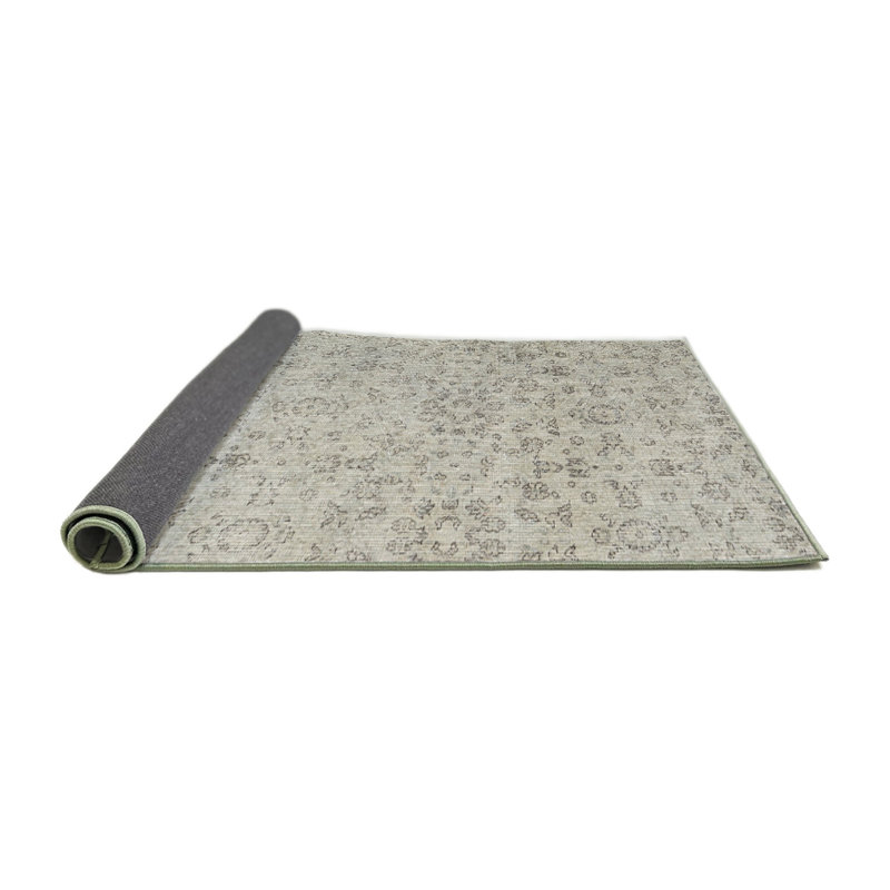 Tapis beige contemporain, Carré 5 pi