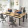 200cm W Metal Base Computer Desk