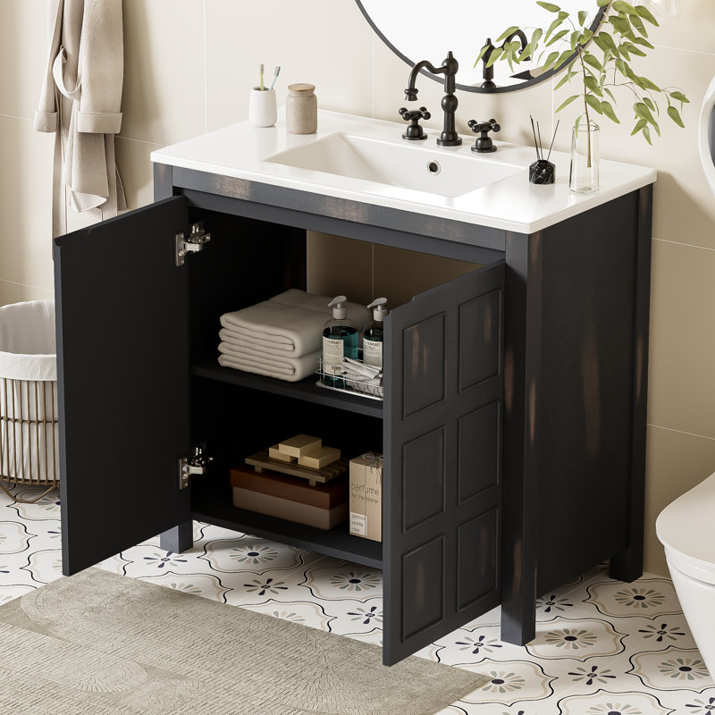 36" Single Bathroom Vanity Set, Espresso