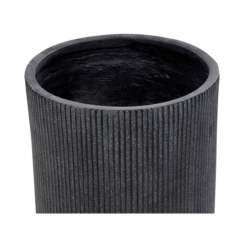 Dancourt Pot Planter, Black, 56cm H x 37cm W x 37cm D