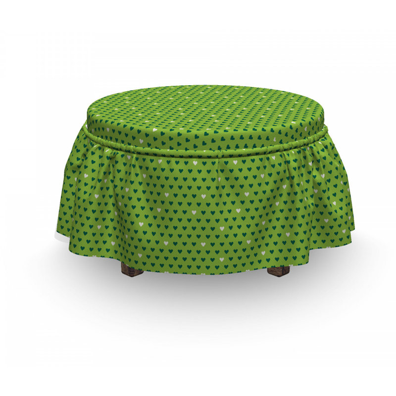 Box Cushion Ottoman Slipcover