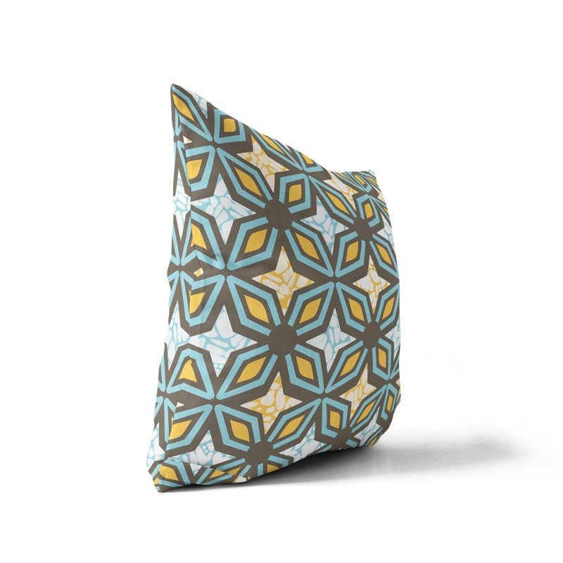 Housse de coussin d'intérieur à motif géométrique Cosimo, 20 po X 20 po