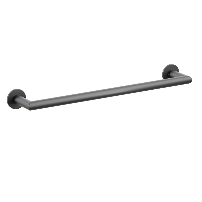 Porte-serviettes Emtek Modern Tubular Brass, Dos plat, H 2 po x l 20 po x P 3,25 po