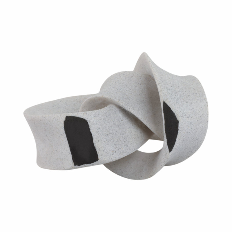 Sagebrook Home 8" Menen Small Loop Statuary, Gray