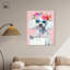 Caniche, journée de magasinage sur toile, reproductions d'animaux mignons par Art Remedy-107728721-107728723
