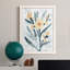 Indigo and Blush Bouquet II - Peinture sur toile encadrée-1191714145-1191714144