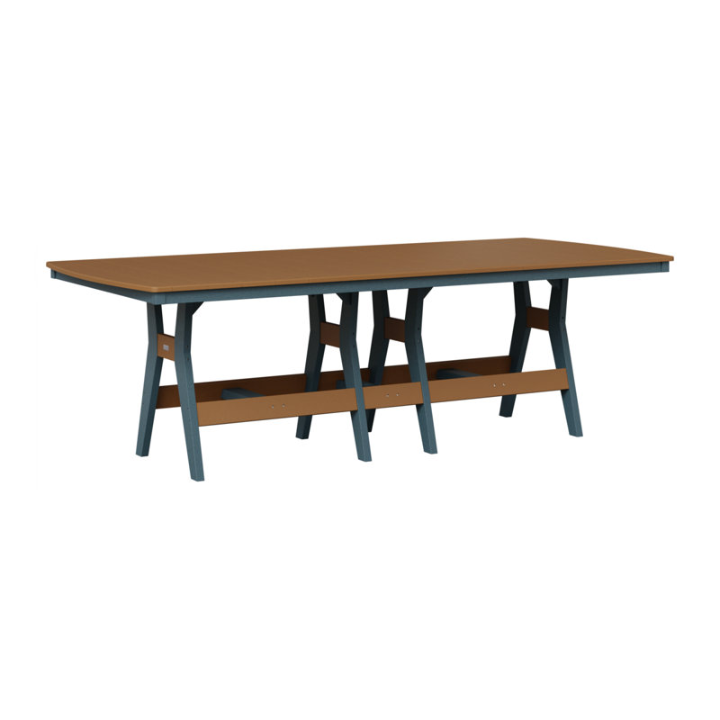 Table de salle à manger rectangulaire 96 po Berlin Gardens Harbor, Cèdre, Ardoise