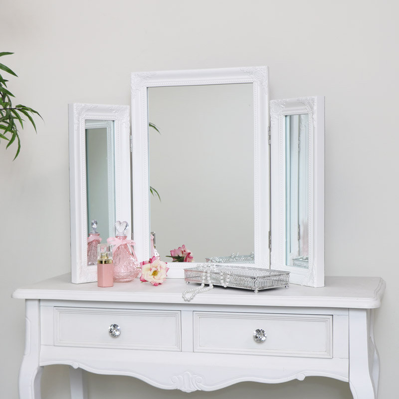 Coll Flat Floor Mirror, White