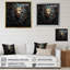 Majestic lion II - Lion, art mural-690144013-717467192