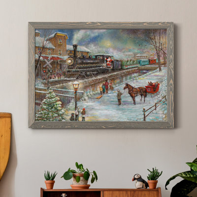 " Christmas Train " Painting