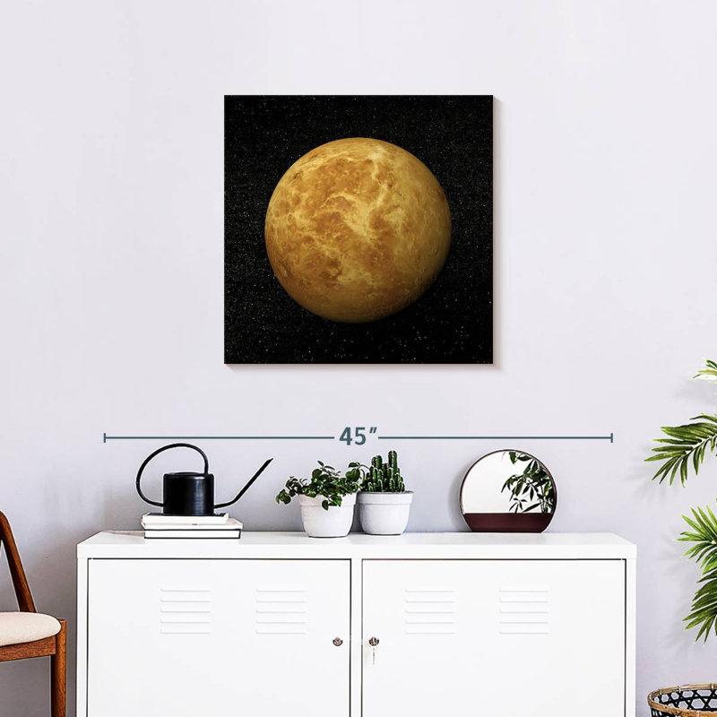 Oberle Planet Venus Surface, 24" H x 24" W