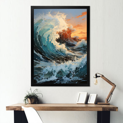 Orange Tealboat Energetic Storm II " Orange Tealboat Energetic Storm II "