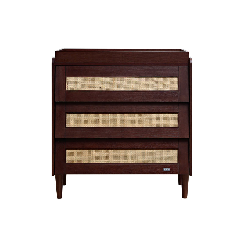 Japandi Chest Changer - Warm Walnut
