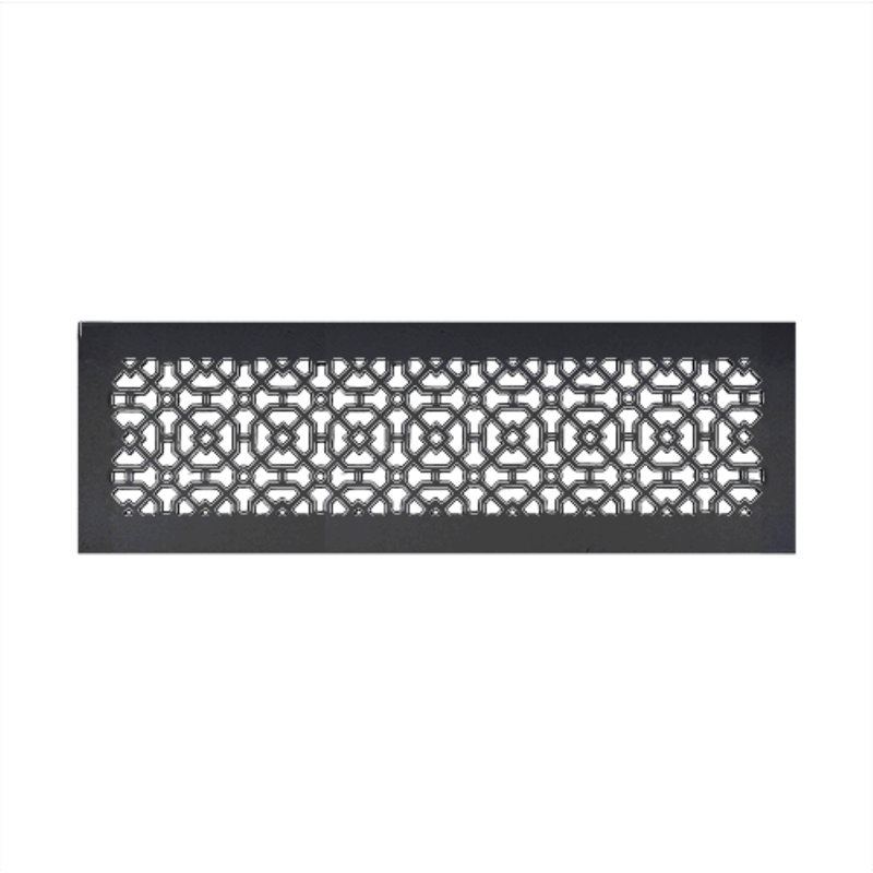  Ouverture de conduit 8 po x 22 po AIR RETOUR | Grille d'air lourde en fonte d'aluminium (10 po x 24 po au total) | Thermolaqué