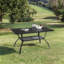 Nijel Rectangular Metal Outdoor Dining Table , 59'' in. W 35.4'' in. D