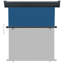 Dakota Fields 140cm W x 0cm D Fabric Black Cover Motorised Retractable Side Awning-1333149798