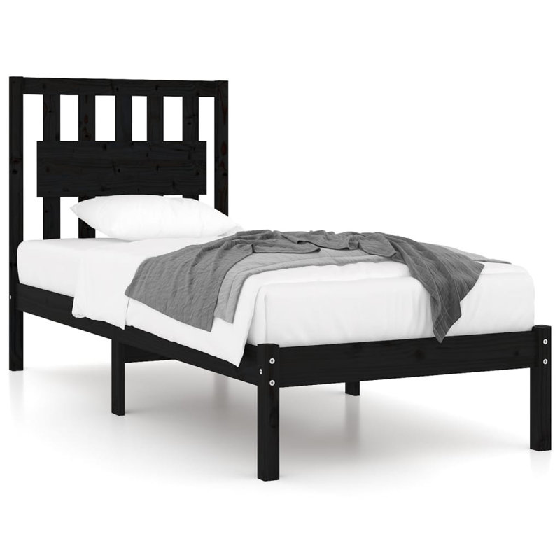 Jamie-Leigh Bed, Black, 140 x 190 cm