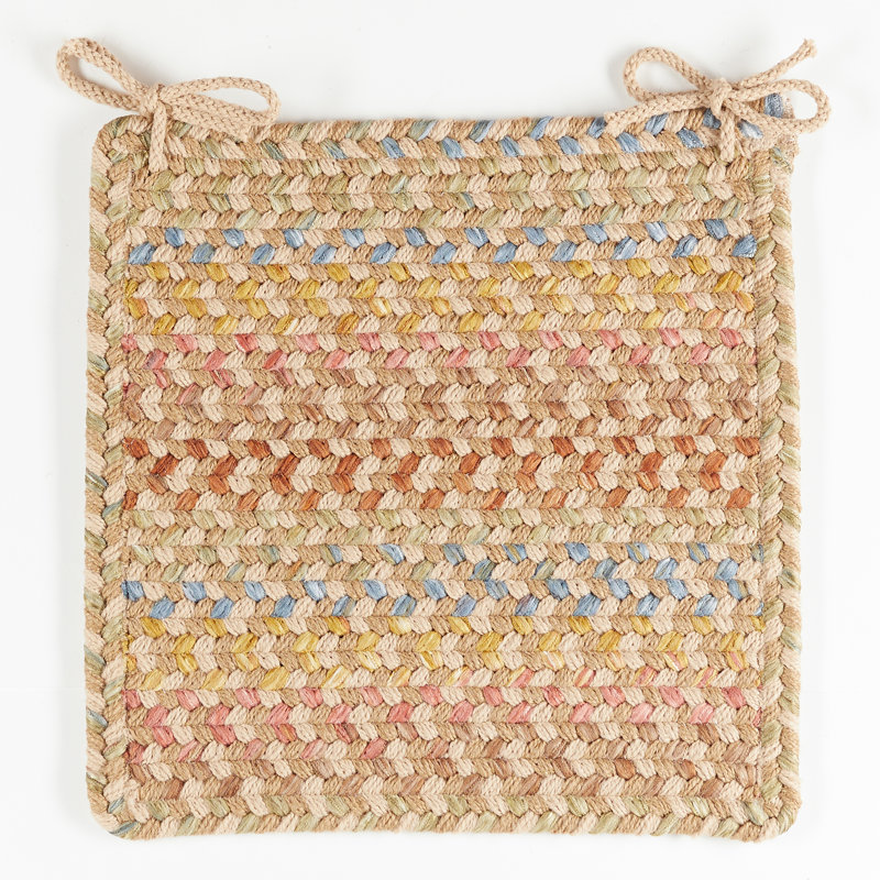 Outdoor 0.5'' Dining Chair Chair Pad, Beige