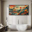 "Colorful Abstract Landscape Illustration" - très grande impression sur toile encadrée-619974533-619974557