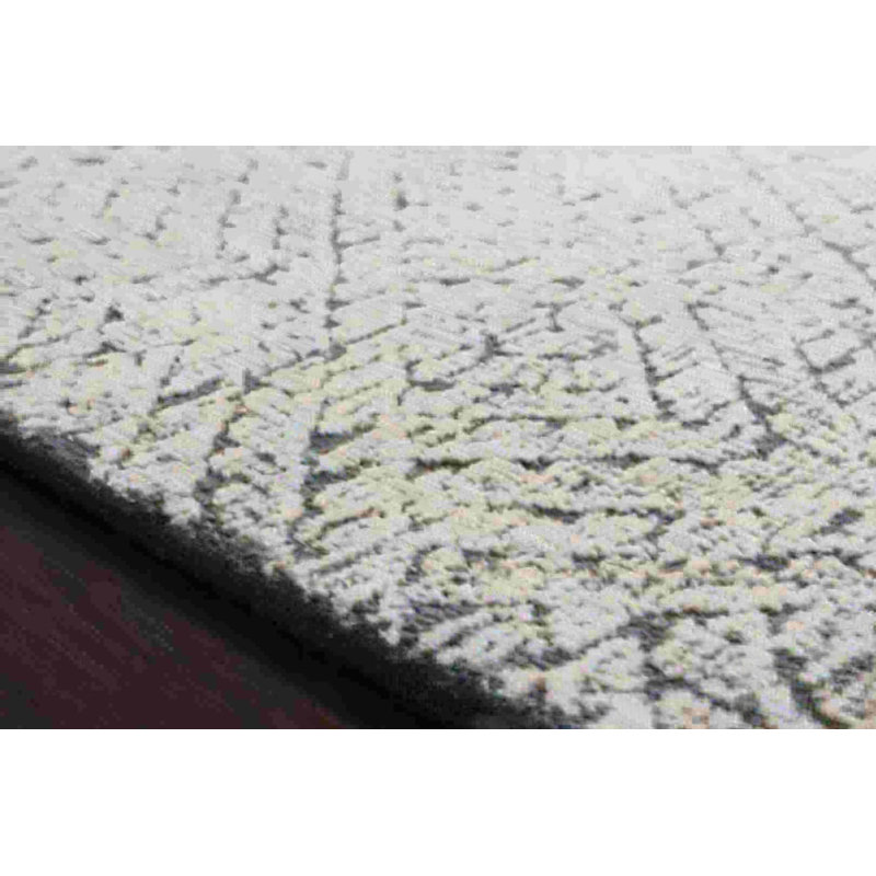 Ivory Elegance 5' x 7' Hand-Tufted Wool Transitional Rug